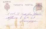 Entero Postal PITILLAS (Navarra) 1921. Alfonso XIII Medallon - 1850-1931