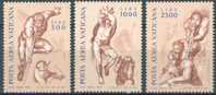 VATICAN - 1976 - MNH/*** -  MICHEL ANGE -  Mi 675-677 -  Yv PA 60-62 - Lot 3385 - Luftpost