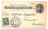 Postal Card - Traveled 1900th - ...-1900