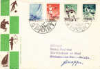 Sports - Tir à L'arc - Voile - Football - Hippisme - Pologne - Lettre De 1959 - EMA - Bogenschiessen