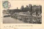 PARIS  QUAI ET PORT DE L'HOTEL DE VILLE 1905 - La Seine Et Ses Bords