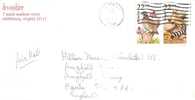 56064)lettera USA Con 2x22c + Annullo Del 4-11-1987 - Cartas & Documentos