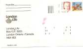 56085)lettera USA London Life Con 2 Valori Da 25c +5c - Storia Postale