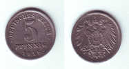 Germany 5 Pfennig 1918 G WWI Issue - 5 Pfennig
