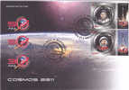 Cosmos 2011  Cover FDC,premier Jour,Romania. - Europa