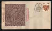 India 1978  Elephant Carving On Stone Pillar Special Cover # 86583 - Elefanten