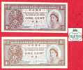 2 X 1 Cent Hong Kong Paper Money / Billet Hong Kong - Hongkong