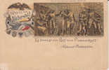 Rüdesheim; Gruss Vom Niederwald ; Sehr Alte Postcarte; Reliëf Vom National-Denkmal: Abschied - Ruedesheim A. Rh.