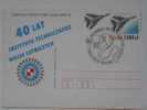 40 Years Polish Aviation Institute   /aviation Stamped Stationery - Tarjetas Máxima