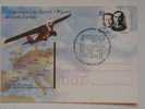 75th Anniversary Of The Flight  Żwirki I Wigury Street Around Europe   /aviation Stamped Stationery - Tarjetas Máxima