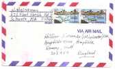 56099)lettera USA Aerea Con 2 Valori Da 44c + Annullo Del 21-5-1985 - Covers & Documents