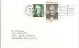 56108)lettera USA Con 2 Valori Da 1c + 5c + Annullo Del 19-1-1969 - Cartas & Documentos