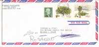 56121)lettera USA Aerea Con 3 Valori Da 2x15c + 1c + Annullo Del 10-2-1979 - Storia Postale