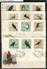 POLAND FDC 1960 PROTECTED BIRDS SET OF 12 (4) - Endangered Species Eagles Hawks Owls - FDC