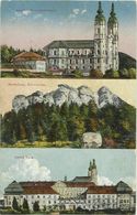 AK Bad Staffelstein Etagenkarte Vierzehnheiligen Staffelberg  Schloss Banz Color 1924 #15 - Lichtenfels