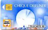 @+ TC 50U : Chèque Déjeuner. 1990. Ref D271 (8 000ex). - Phonecards: Private Use