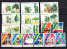 Arbres, Année Mondiale Des Communications, 1186 / 1201**, Cote 18 € - Unused Stamps