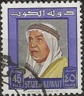 KUWAIT 1964 Shaikh Abdullah - 45f Violet FU - Kuwait