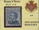 ITALIA - BLP N.8 - Cat. 1200 Euro - Firm. RAYBAUDI - OTTIMA CENTRATURA - GOMMA INTEGRA - MNH** - LUXUS POSTFRISCH - Timbres Pour Envel. Publicitaires (BLP)