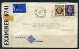 Great Britain 1941 Cover Sent To USA Censored - Fiscales