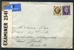 Great Britain 1941  Cover Sent To USA Censored - Fiscaux