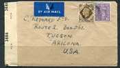 Great Britain 1943  Cover Sent To USA Censored - Fiscali