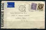 Great Britain 1941  Cover Sent To USA Censored - Revenue Stamps