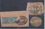 British India Used  On Piece / Cut Out / 1878, 1879, 1897, As Scan - 1858-79 Compagnie Des Indes & Gouvernement De La Reine