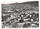 Corcieux (88) : Vue Aérienne Au Niveau De L'église Avec Abside Provisoire Et Scierie Env 1950 (animée). - Corcieux