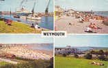 ROYAUME UNI WEYMOUTH THE HARBOUR THE BEACH THE BEATH AND PROMENADE THE BAY FROM OVERCOMBE - Weymouth