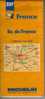 Carte MICHELIN  ILE DE FRANCE N° 237   Datée 1988 - Cartes Routières