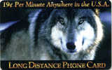 CANADA-PREPAID PHONE CARD-WOLF-New Media Telecommunications - Canada