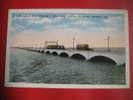 Galveston Tx--   Great Causeway 2 Miles Long Vintage Wb  ---===-- Ref 192 - Galveston