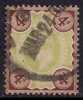 GB 1902 KEV11 4d USED  STAMP WMK49 (824) - Used Stamps