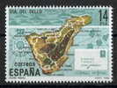 TIMBRE ESPAGNE NOUVEAU 1982 CODE POSTAL - ÎLE DE SAINTE CROIX DE TENERIFE - CARTE - Código Postal