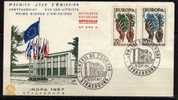 FRANCE1957 Europa Yv 1122/23 FDC - 1957