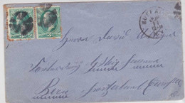 USA - 1883 - LETTRE De BUFFALO Pour BERN (SUISSE) - Cartas & Documentos