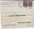 USA - 1886 - LETTRE De NEW YORK Pour WINTERTHUR (SUISSE) Via L´ ANGLETERRE Par STEAMER (PAQUEBOT) "FULDA" - Cartas