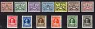 Vatican NÂ° 26 / 38 Luxe ** - Unused Stamps