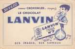 BUVARD CHOCOLAT LANVIN - Cacao