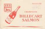 BUVARD   CHAMPAGNE BILLECART SALMON - Liqueur & Bière