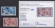 Saar,297-98,xx,298 Befund Geigle BPP - Unused Stamps