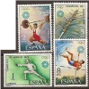 ESPAÑA 1972 - JUEGOS OLIMPICOS DE MUNICH - EDIFIL Nº 2098/2101 - YVERT 1752-1755 - Escrime