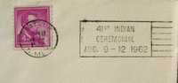 1962 GALLUP USA CANCELATION ON COVER 41st INDIAN CEREMONIAL - Indianer