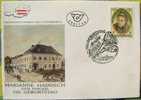 1989 AUSTRIA FDC MARIANNE HAINISCH ROSES ON CANCELATION ROSE - Rozen