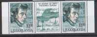 301  1999-YU   JUGOSLAVIJA JUGOSLAWIEN JUGOSLAVIA MUSICA  SHOPIN   SET-APPENDIX  NEVER HINGED - Unused Stamps