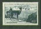 Andorra French. 1950. Chamois. MNH Air Post Stamp. SCV = 87.50 - Gibier