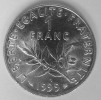 1 Franc 1999  Semeuse - 1 Franc