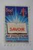 1959/60>TIMBRE ANTITUBERCULEUX BLOC VIGNETTE GRAND FORMAT 12 X 8 CM>érinnophilie: CONTRE LA TUBERCULOSE>SAVOIR SE PROTEG - Antituberculeux