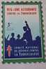 1962/63>TIMBRE ANTITUBERCULEUX BLOC VIGNETTE GRAND FORMAT 12 X 8 CM>érinnophilie: CONTRE LA TUBERCULOSE>BCG 1 ASSURANCE - Tegen Tuberculose